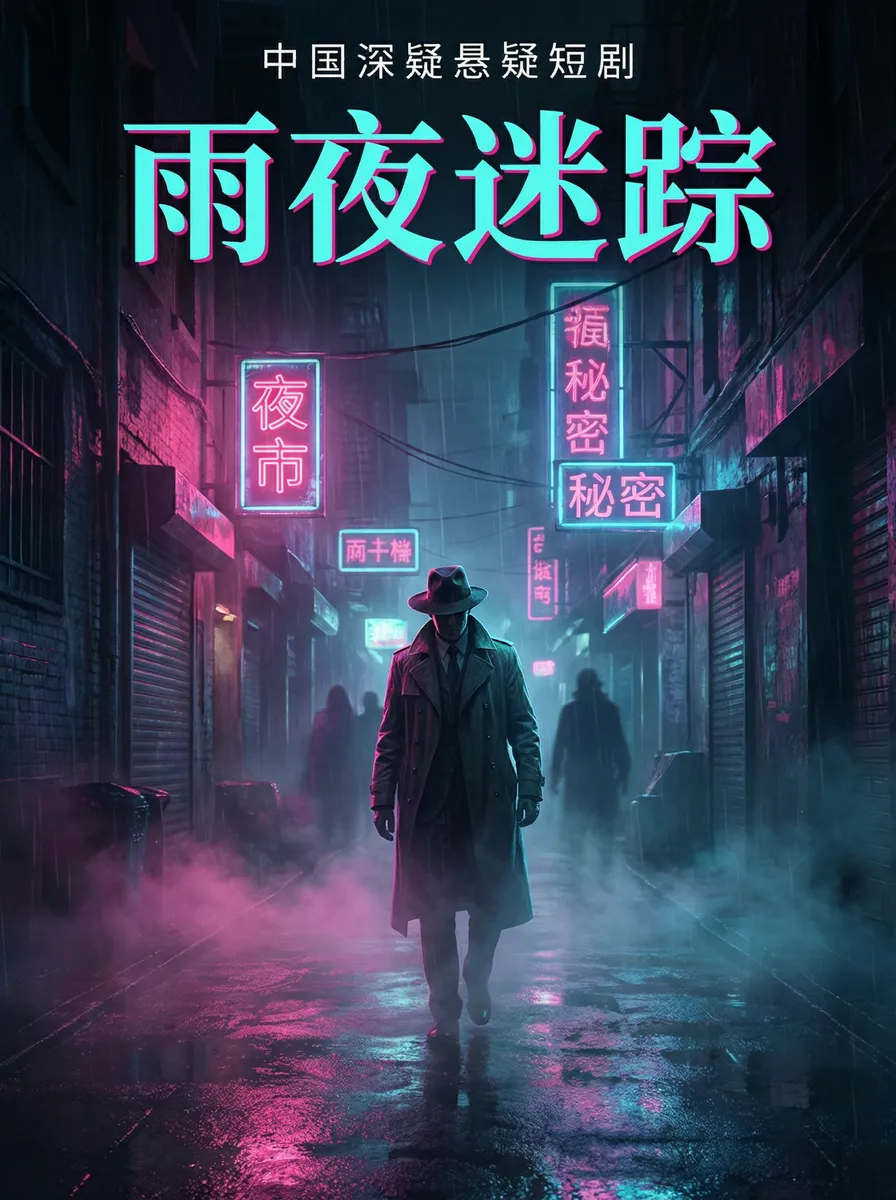 老师的大兔子好软水好多免费 悬疑追踪短剧 - 雨夜迷踪海报